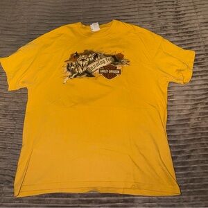 Harley-Davidson Men's Yellow Tee